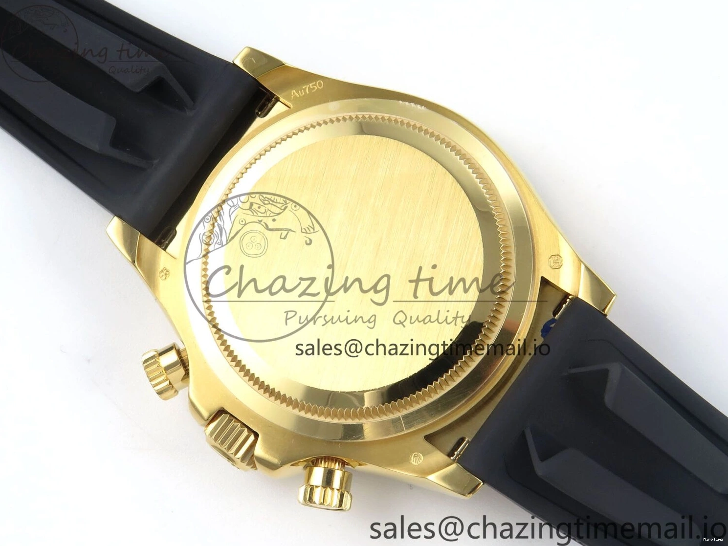 MiroTime 0208 Daytona 126518 QF 1:1 Best Edition Black YG Dial on Oysterflex Strap SH4131 V Functional 283